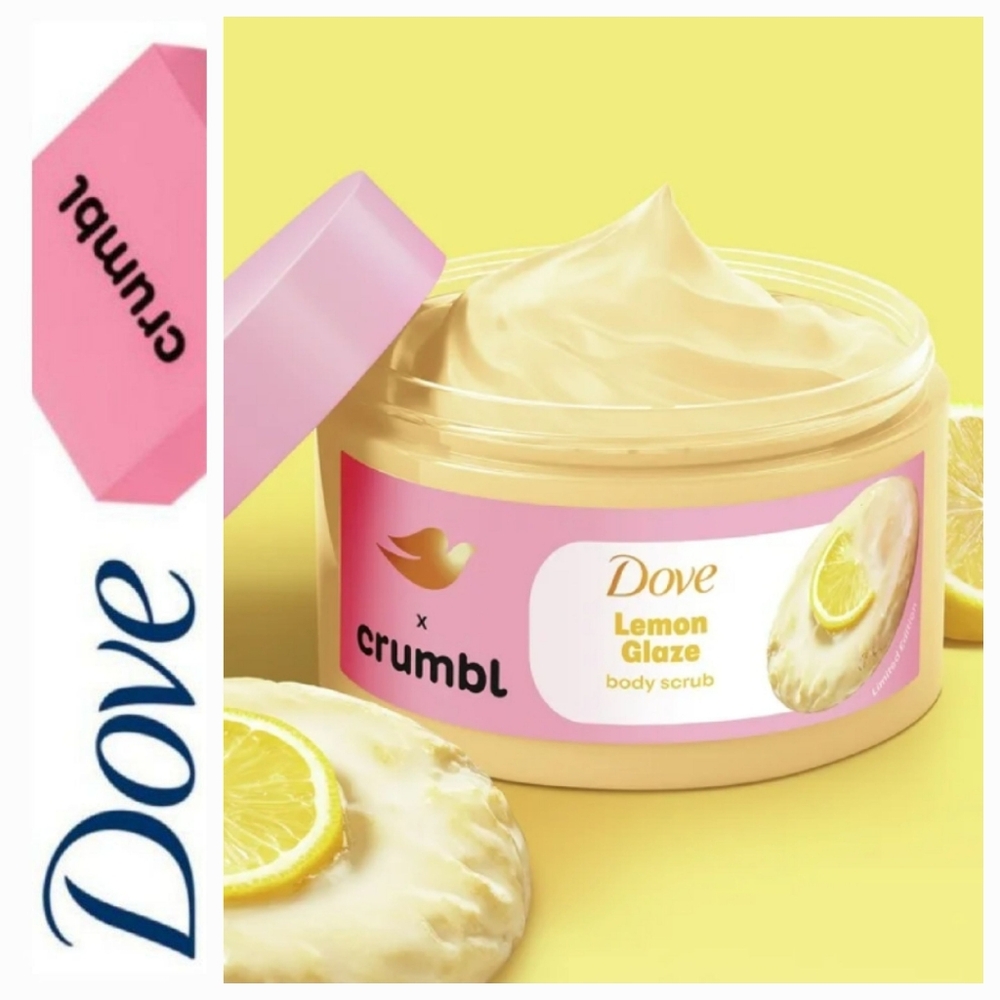 Dove Crumbl Exfoliating Body Scrub- Lemon Cookie